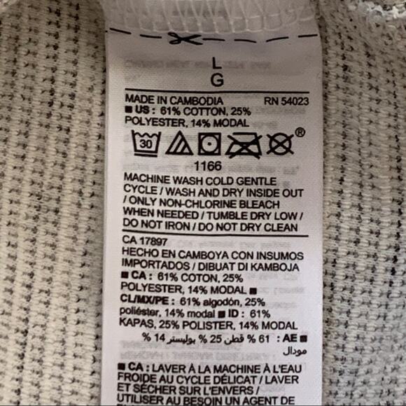 Old Navy Dress Light Gray Textured Scoop Neck 3/4 Sleeve Shift Dress Large NEW - Picture 11 of 13